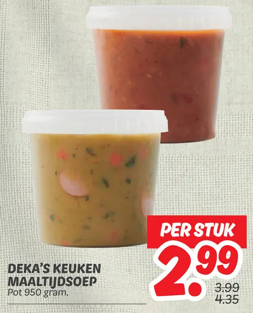 Aanbieding: Maaltijdsoep