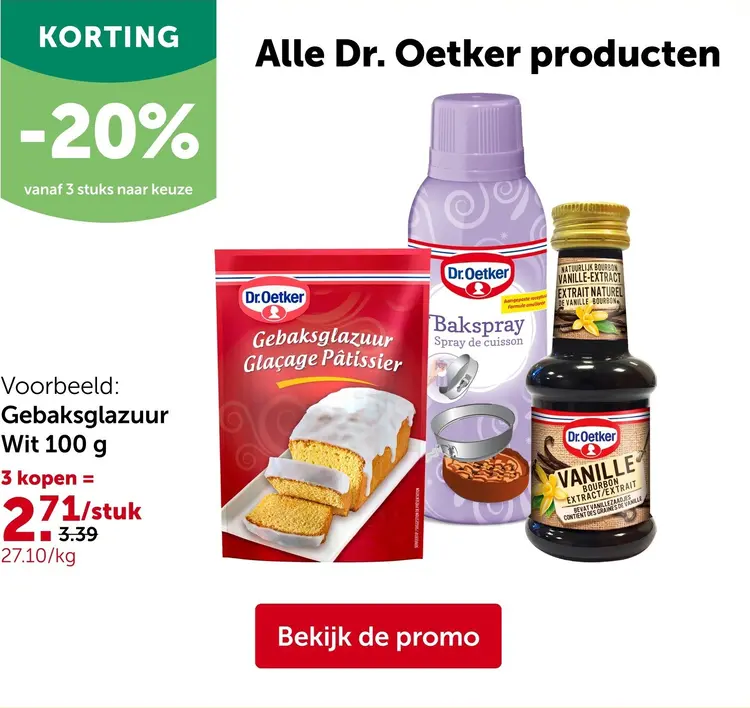 Promotie: Alle producten