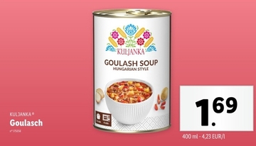 Offre: GOULASH SOUP HUNGARIAN STYLE