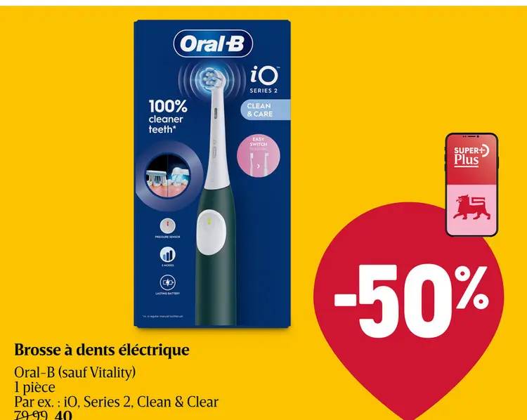 Offre: Brosse à dents éléctrique