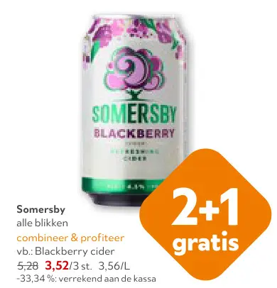 Promotie: Somersby alle blikken