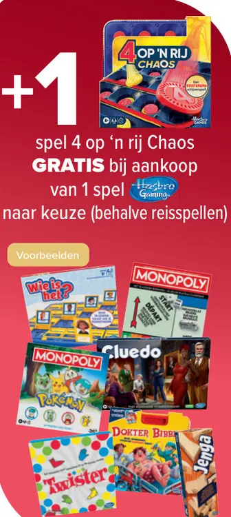 Promotie: 4 op 'n rij Chaos