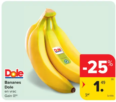 Offre: Bananes