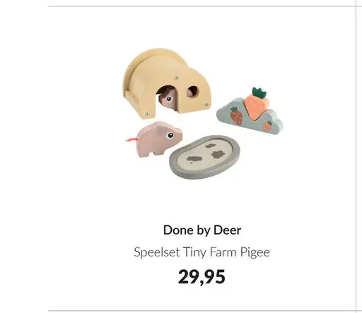 Aanbieding: Speelset Tiny Farm Pigee