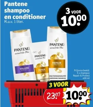 Aanbieding: Pantene shampoo en conditioner