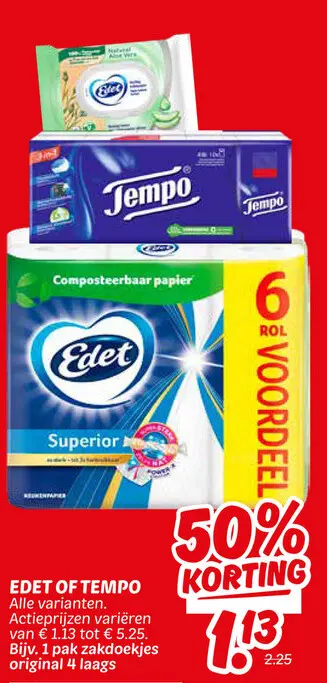 Aanbieding: Edet of Tempo