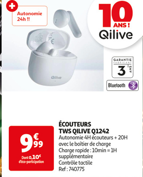 Aanbieding: ÉCOUTEURS TWS QILIVE Q1242