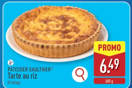 Offre: Tarte au riz
