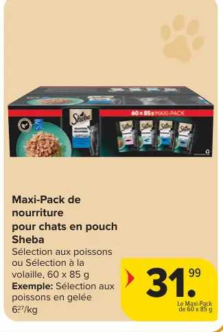 Offre: Maxi-Pack de nourriture pour chats en pouch