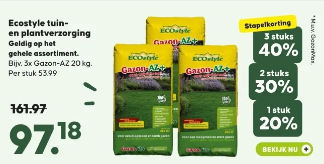Aanbieding: Ecostyle tuin- en plantverzorging