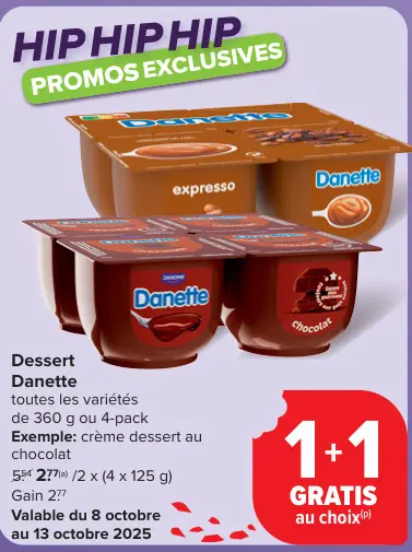 Offre: Dessert Danette