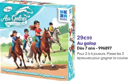 Offre: Au galop
