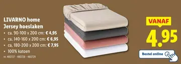 Aanbieding: Jersey hoeslaken