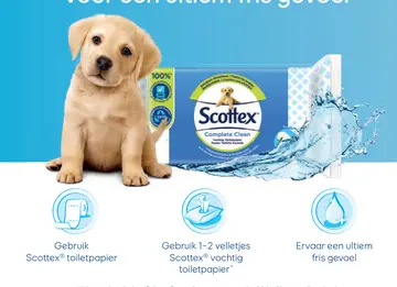 Aanbieding: Scottex vochtig toiletpapier