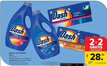 Aanbieding: Gamma wasmiddelen Dash