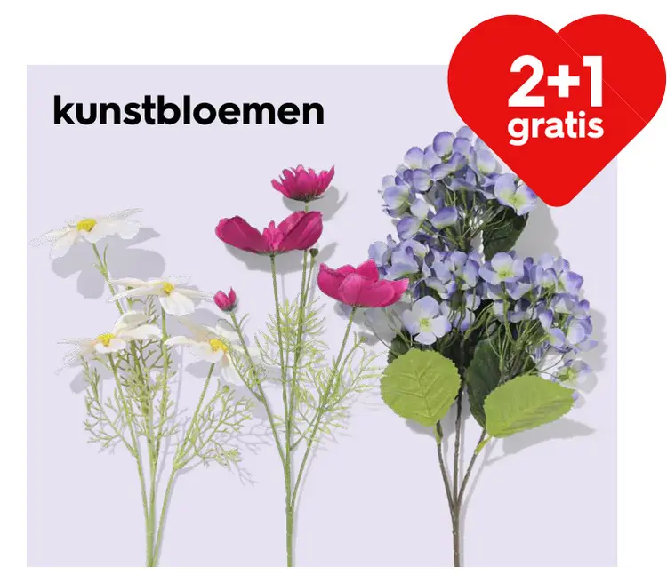 Promotie: Kunstbloemen