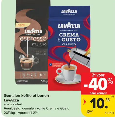 Promotie: Gemalen koffie of bonen