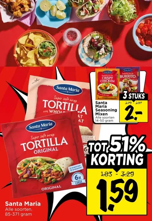 Aanbieding: Tortilla