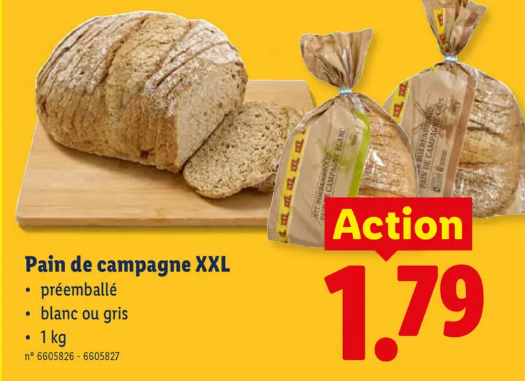 Offre: Pain de campagne XXL