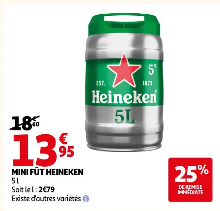 Promotie: Mini fût Heineken