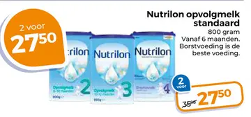 Aanbieding: Nutrilon opvolgmelk standaard