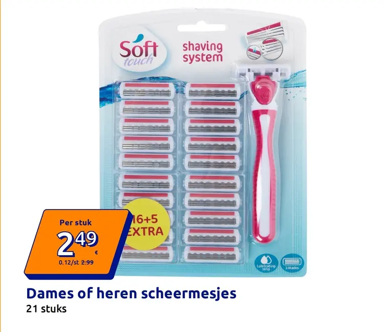 Promotie: scheermesjes