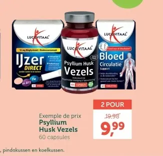 Offre: Psyllium Husk Vezels