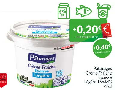 Offre: Crème Fraîche Épaisse Légère