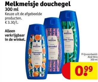 Promotie: Melkmeisje douchegel