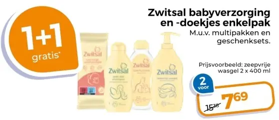Aanbieding: Babyverzorging en -doekjes enkelpak
