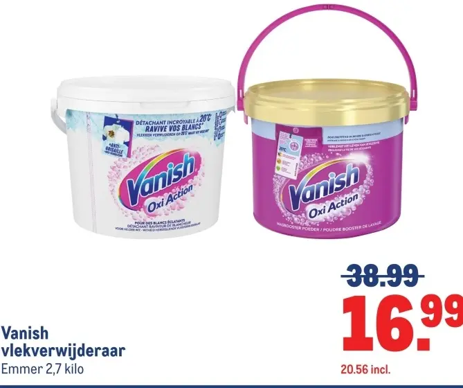 Aanbieding: Vanish vlekverwijderaar