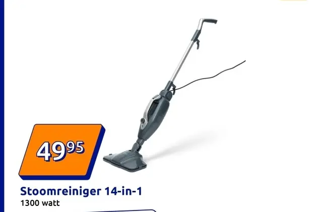 Promotie: Stoomreiniger 14-in-1