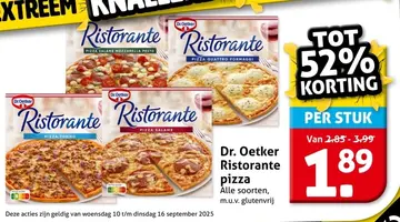 Aanbieding: Dr. Oetker Ristorante pizza