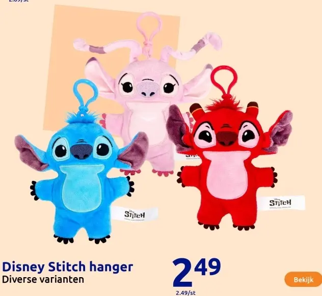 Aanbieding: Disney Stitch hanger