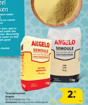 Aanbieding: Tarwegriesmeel