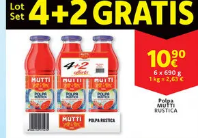 Offre: Polpa MUTTI RUSTICA