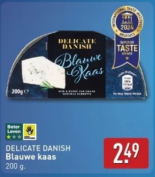 Aanbieding: DELICATE DANISH Blauwe kaas