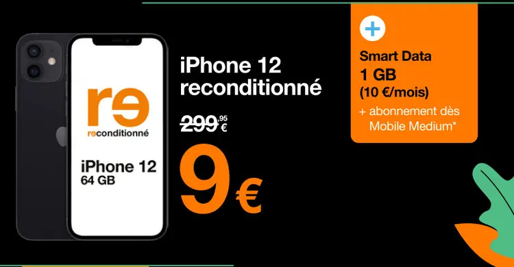 Offre: iPhone 12 reconditionné