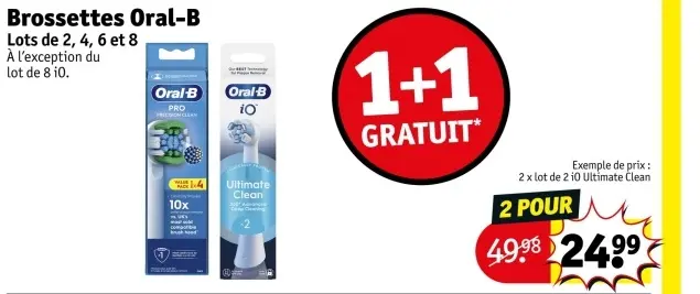 Offre: Brossettes Oral-B