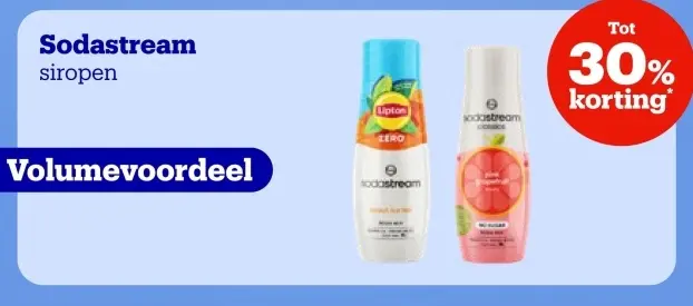 Aanbieding: Sodastream siropen