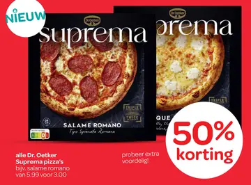 Aanbieding: alle Dr. Oetker Suprema pizza's