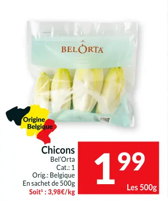Offre: Chicons