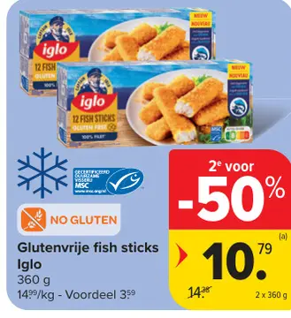 Aanbieding: Glutenvrije fish sticks