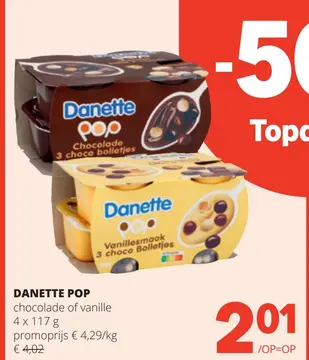 Aanbieding: Danette pop