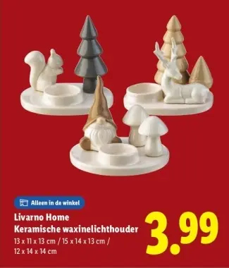 Aanbieding: Keramische waxinelichthouder
