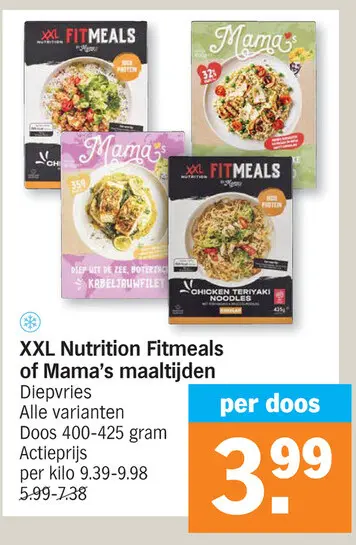 Promotie: Fitmeals of Mama's maaltijden