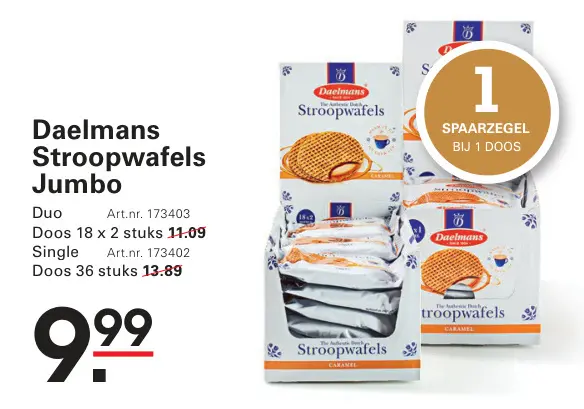 Aanbieding: Daelmans Stroopwafels Jumbo