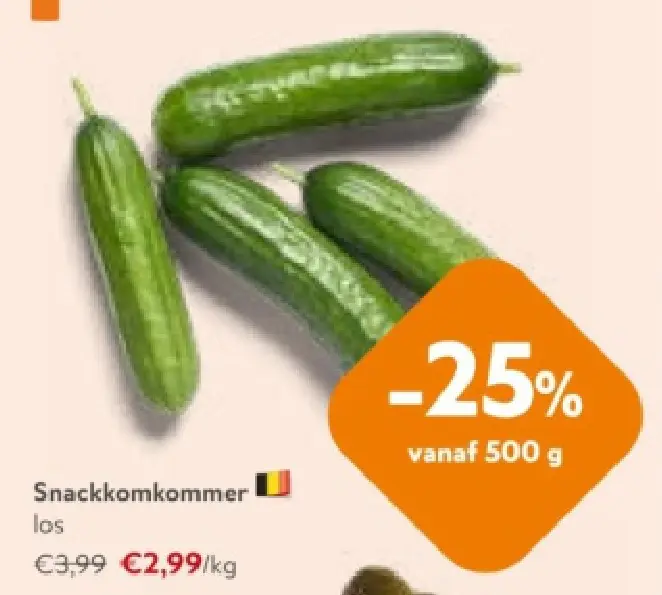 Promotie: Snackkomkommer