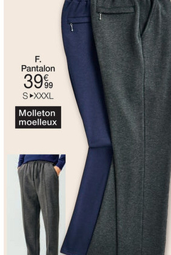 Offre: Pantalon molleton