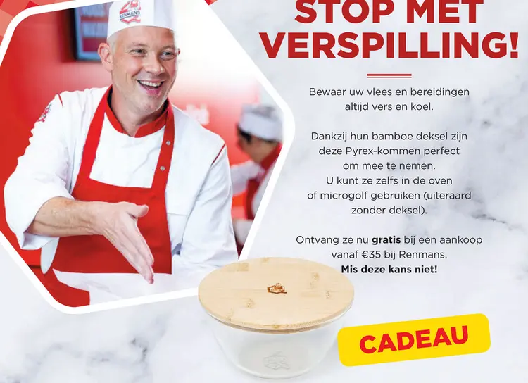 Promotie: Pyrex-kommen